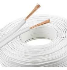 Cable Bipolar Paralelo 2 x 1.00mm Blanco Rollo KL24221 Kalop