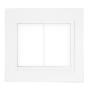 Tapa Bastidor 6 Modulos Blanco Zen P/Sist. Modular KS41590 Kalop