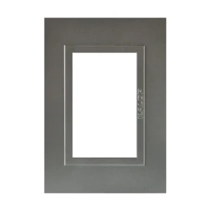 Tapa Bastidor 3 Modulos Hierro Zen Metal P/Sist. Modular KS41531 Kalop