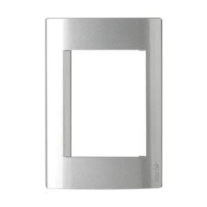 Tapa Bastidor 3 Modulos Gris Titanio Civil P/Sist. Modular KS40718 Kalop