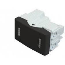 *Modulo Punto Combinado Negro P/Sist. Modular KD40116 Kalop