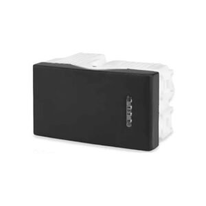 *Modulo Pulsador Simple Negro P/Sist. Modular KL40131 Kalop