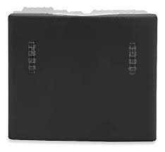 *Modulo 1/2 Teclon Punto Combinado Negro P/Sist. Modular KL40127 Kalop