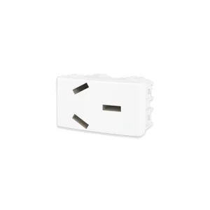 Modulo Toma+Tierra 20A 1 Mod. Blanco P/Sist. Modular KL40238 Kalop