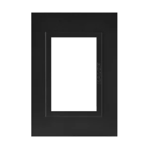 Tapa Bastidor 3 Modulos Negro Mate Zen Metals P/Sist. Modular KS41534 Kalop