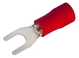 Terminal Preaislado Horquilla 04mm x 1 Rojo A10 3007 LCT