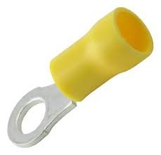 Terminal Preaislado Ojal 08mm x 1 Amarillo C5 3049 LCT