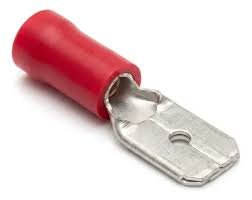 Terminal Preaislado Pala Macho 6.3mm Rojo A17 3014 LCT