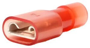 Terminal Preaislado Completo Pala Hembra 6.3mm Rojo A20 3017 LCT