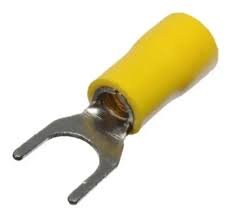 Terminal Preaislado Horquilla 05mm x 1 Amarillo C11 3054 LCT